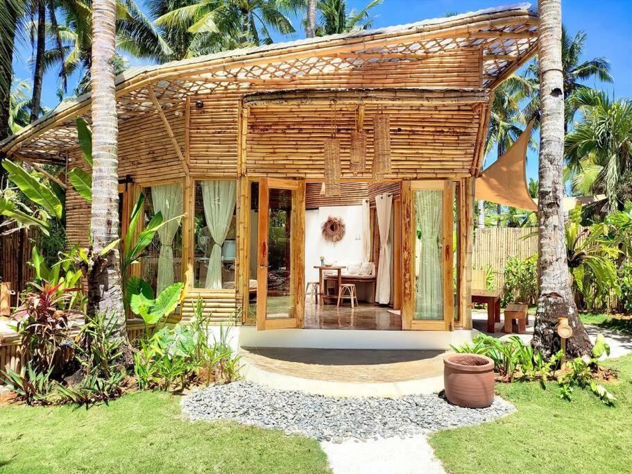 The Bamboo Houses - Tropical Garden & Empty Beach General Luna  Εξωτερικό φωτογραφία