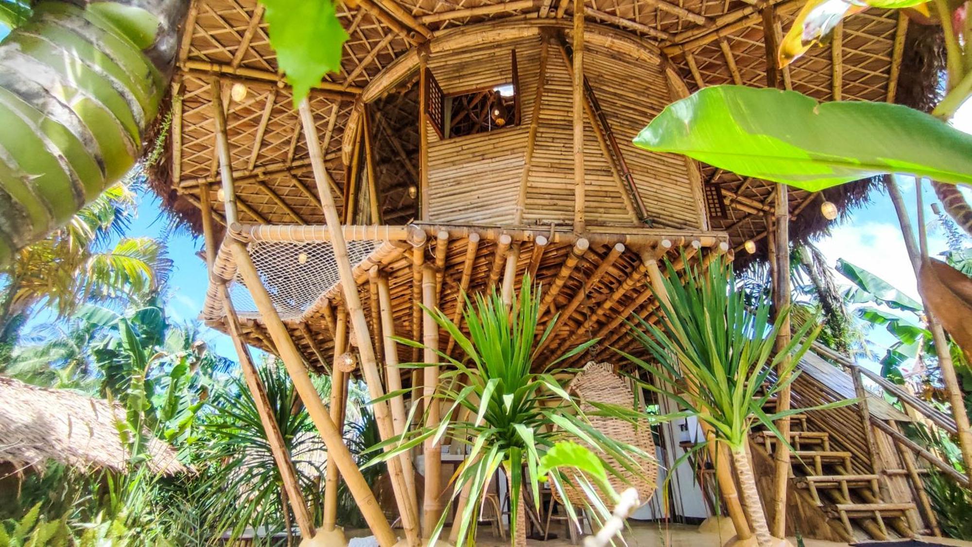 The Bamboo Houses - Tropical Garden & Empty Beach General Luna  Εξωτερικό φωτογραφία