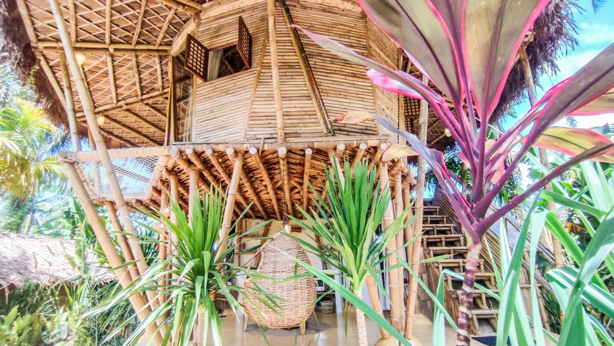 The Bamboo Houses - Tropical Garden & Empty Beach General Luna  Εξωτερικό φωτογραφία