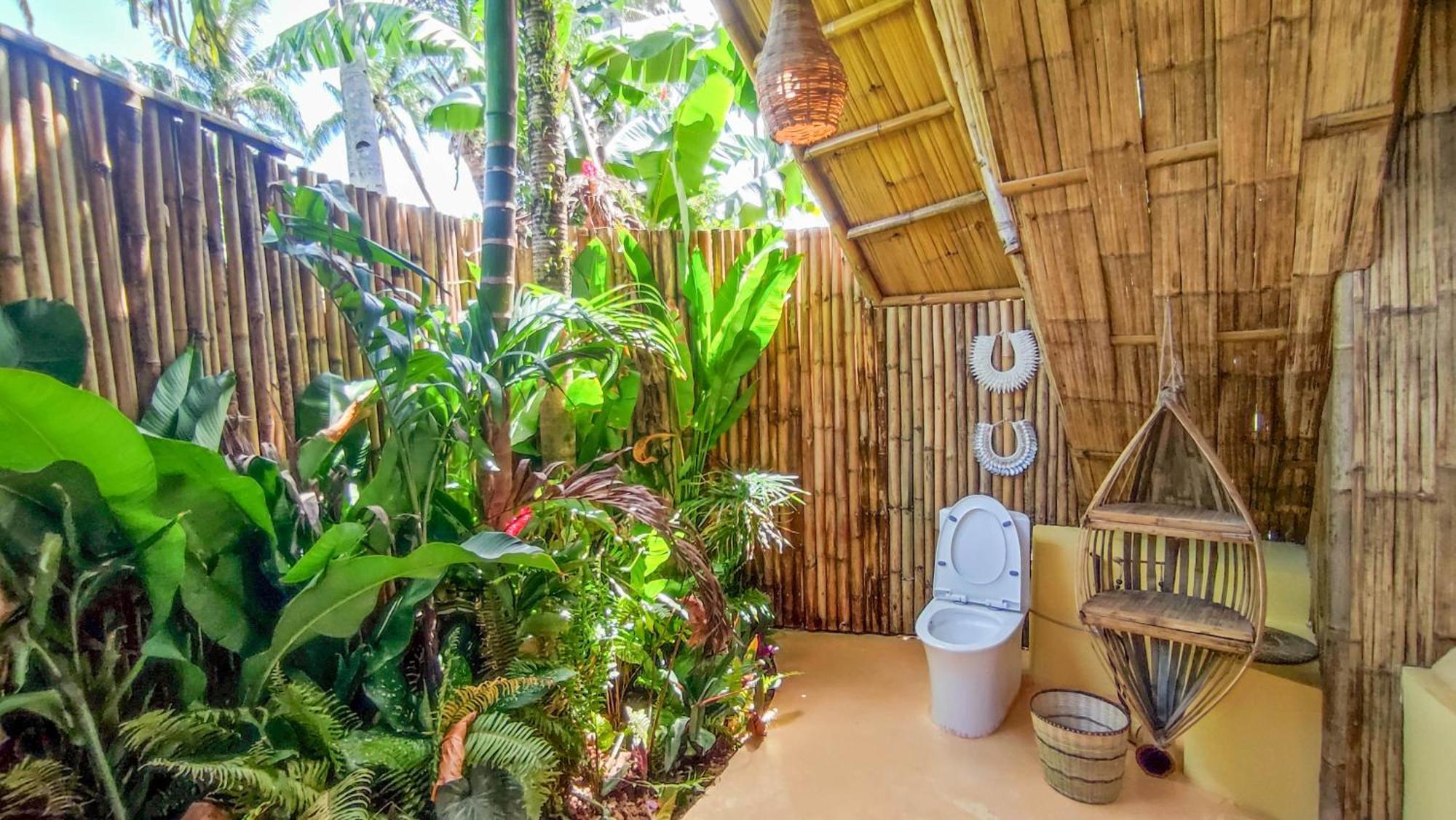 The Bamboo Houses - Tropical Garden & Empty Beach General Luna  Εξωτερικό φωτογραφία