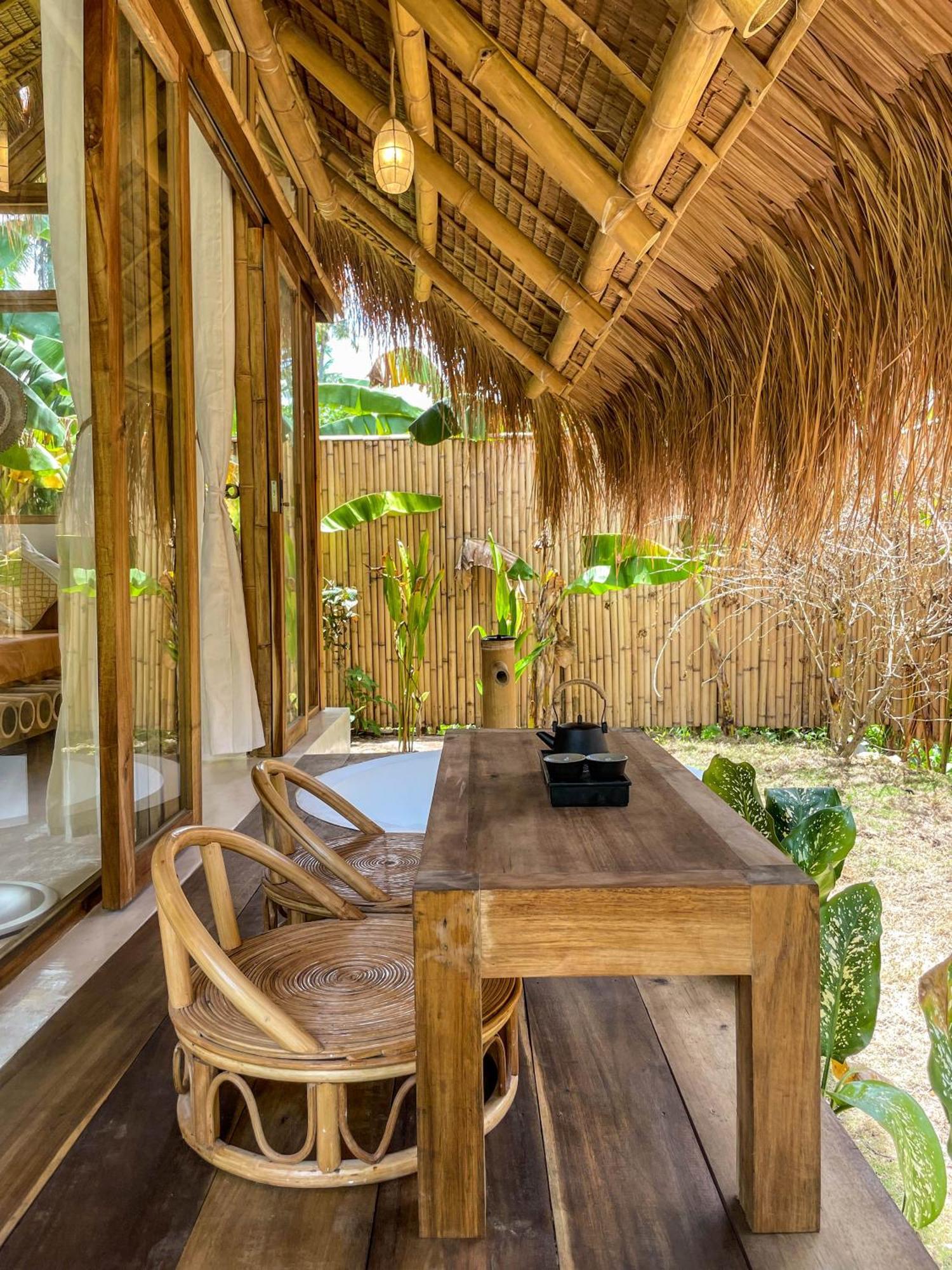 The Bamboo Houses - Tropical Garden & Empty Beach General Luna  Εξωτερικό φωτογραφία