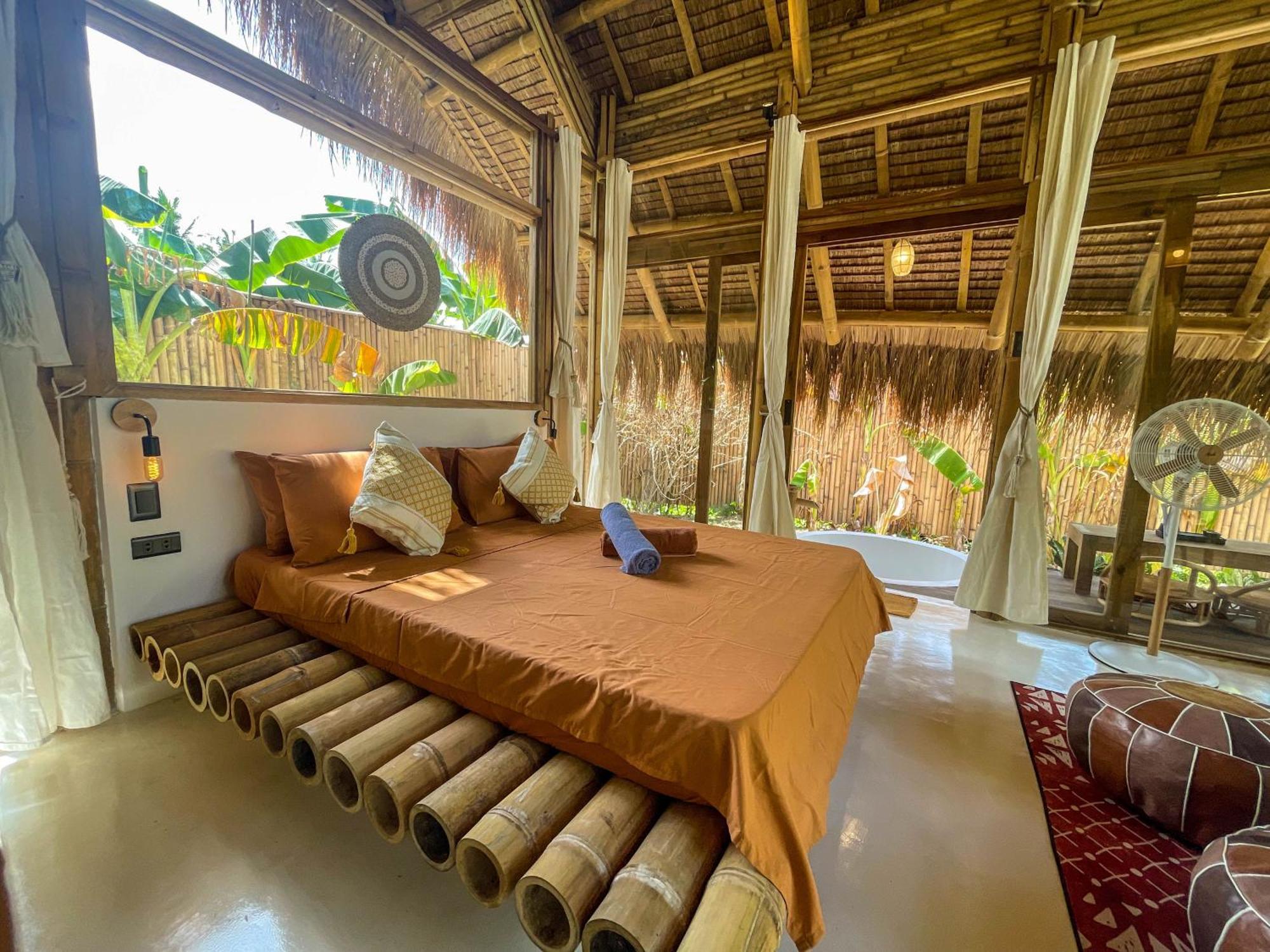 The Bamboo Houses - Tropical Garden & Empty Beach General Luna  Εξωτερικό φωτογραφία