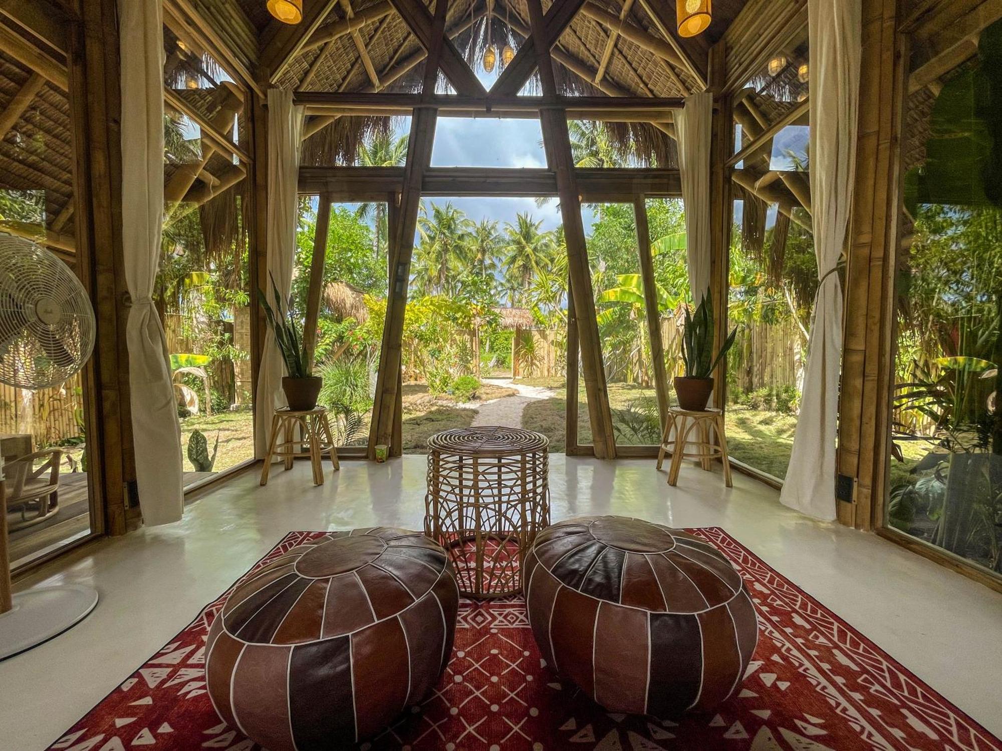 The Bamboo Houses - Tropical Garden & Empty Beach General Luna  Εξωτερικό φωτογραφία